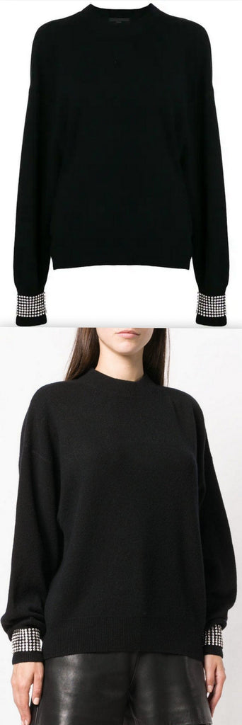 Jumper with Crystals, Black