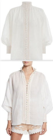 Corsage Linear Blouse
