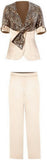 Leopard Embellished Top and Pant Set