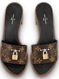 Lock it Heel Mules - Monogram