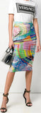 Mixed Print Pencil Skirt | DESIGNER INSPIRED FASHIONS