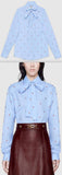 Blue Strawberry Fil Coupé Shirt | DESIGNER INSPIRED FASHIONS