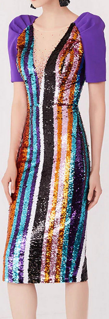 Heavily Sequin-Embellished Dress | DESIGNER INSPIRED FASHIONS