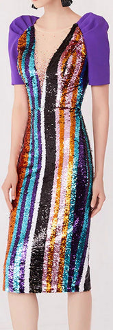 Heavily Sequin-Embellished Dress | DESIGNER INSPIRED FASHIONS