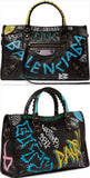 Small Classic City Printed Textured-Leather Tote