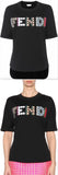 Embellished Cotton T-shirt, Black