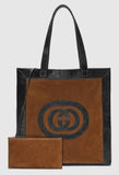 Ophidia Suede Large Tote