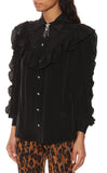 Embellished Silk Shirt