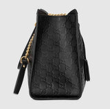 Padlock Signature Medium Leather Shoulder Bag
