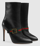'Sylvie' Leather Ankle Boots