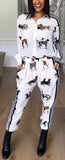 Dog Print Shirt & Trouser Set