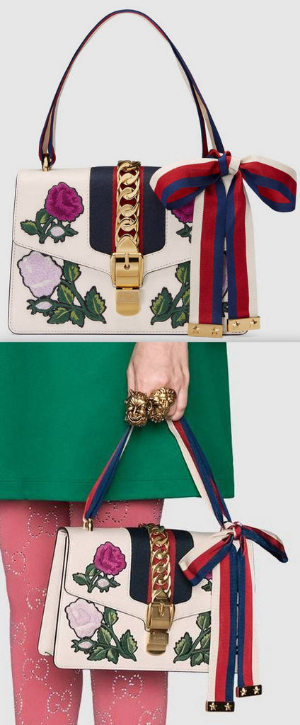Sylvie Floral Embroidered Small Shoulder Bag