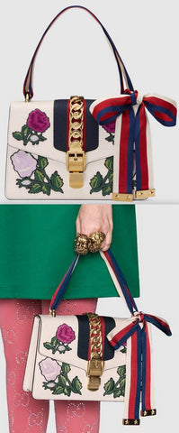 Sylvie Floral Embroidered Small Shoulder Bag