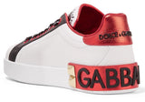 Amore Portofino Embellished Leather Sneakers