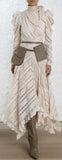 Unbridled Chevron Panel Dress