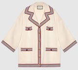 Cardigan with Stripes