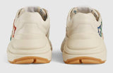Rhyton Glitter Leather Sneakers