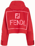 'Roma Amor' Tech Fabric Jacket, Red | DESIGNER INSPIRED FASHIONS