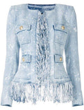 Fringed Denim Jacket