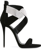 Rhinestone Studded Heels - DESIGNER INSPIRED FASHIONS