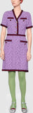 Flower Lace Dress, Purple
