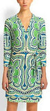 Jersey Silk Tunic Dress in Green - DESIGNER INSPIRED FASHIONS
