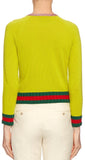 Cat Embellished Wool Sweater - DESIGNER INSPIRED FASHIONS