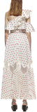 Frill Satin Polka Dot Dress