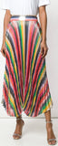 'Katz' Sunburst Pleat Skirt