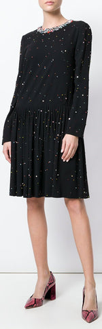 Embellished Sabl Dress