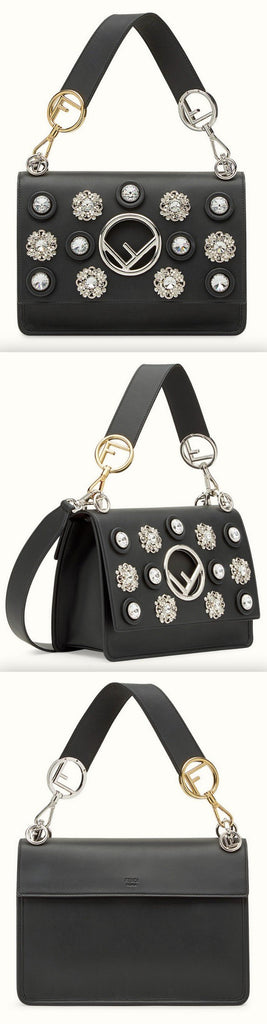 KAN I F Black Leather Bag