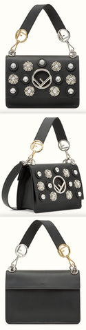 KAN I F Black Leather Bag