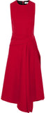 Asymmetric Pleated Dress - DESIGNER INSPIRED FASHIONS