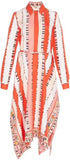 Printed Midi Shirt Dress