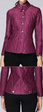 Diamond Quilted Jacket, Purple