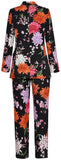 Floral Printed Blazer and Pant Suit