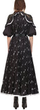 Arrow Print Midi Dress