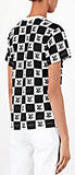 Logo Twist Lock Printed Knit T-Shirt