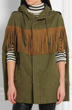 Fringed Cape Coat - DESIGNER INSPIRED FASHIONS