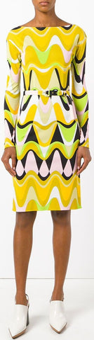 Signature Print Shift Dress