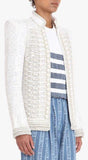 Embellished Military Jacket - White *Only a few left*