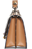 Kan I Scalloped Leather Shoulder Bag