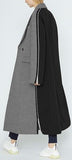 'Chana' Two-Tone Coat