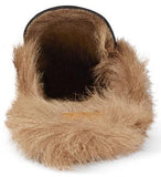 Princetown Fur lined Leather Embroidered Snake Slipper in Black - DESIGNER INSPIRED FASHIONS