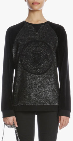 Sweatshirt with Logo Medallion