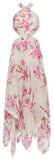 Corsage Floral Halter Scarf Dress