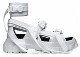 Hiking Spartan Sandals - Black, White, Green, White and Grey