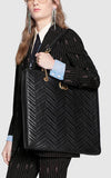 GG Marmont Matelassé Large Tote