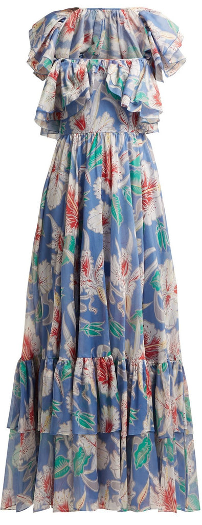 Hibiscus Print Gown | DESIGNER INSPIRED FASHIONS