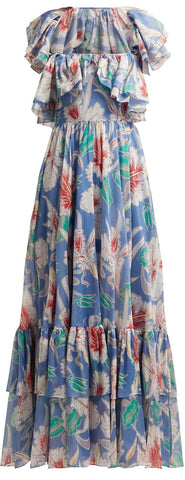 Hibiscus Print Gown | DESIGNER INSPIRED FASHIONS